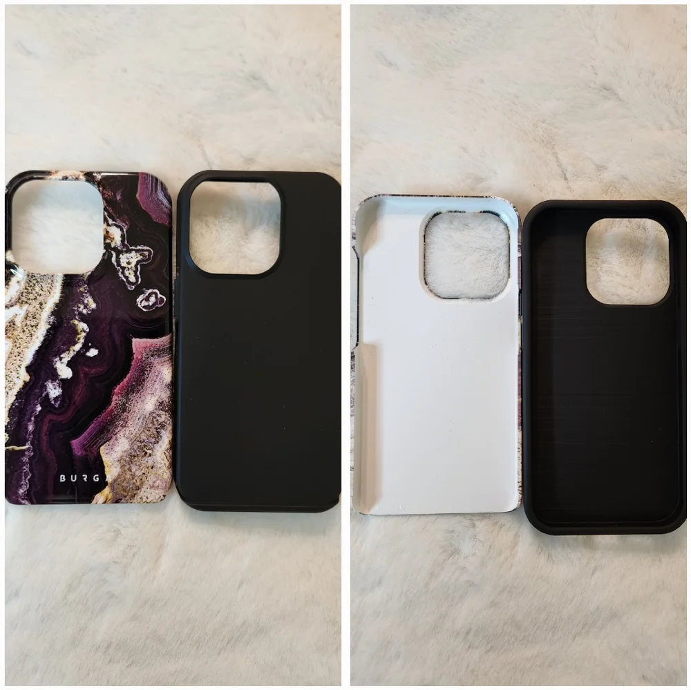 Burga Tough iPhone 14 Pro Case Purple Skies New in Box